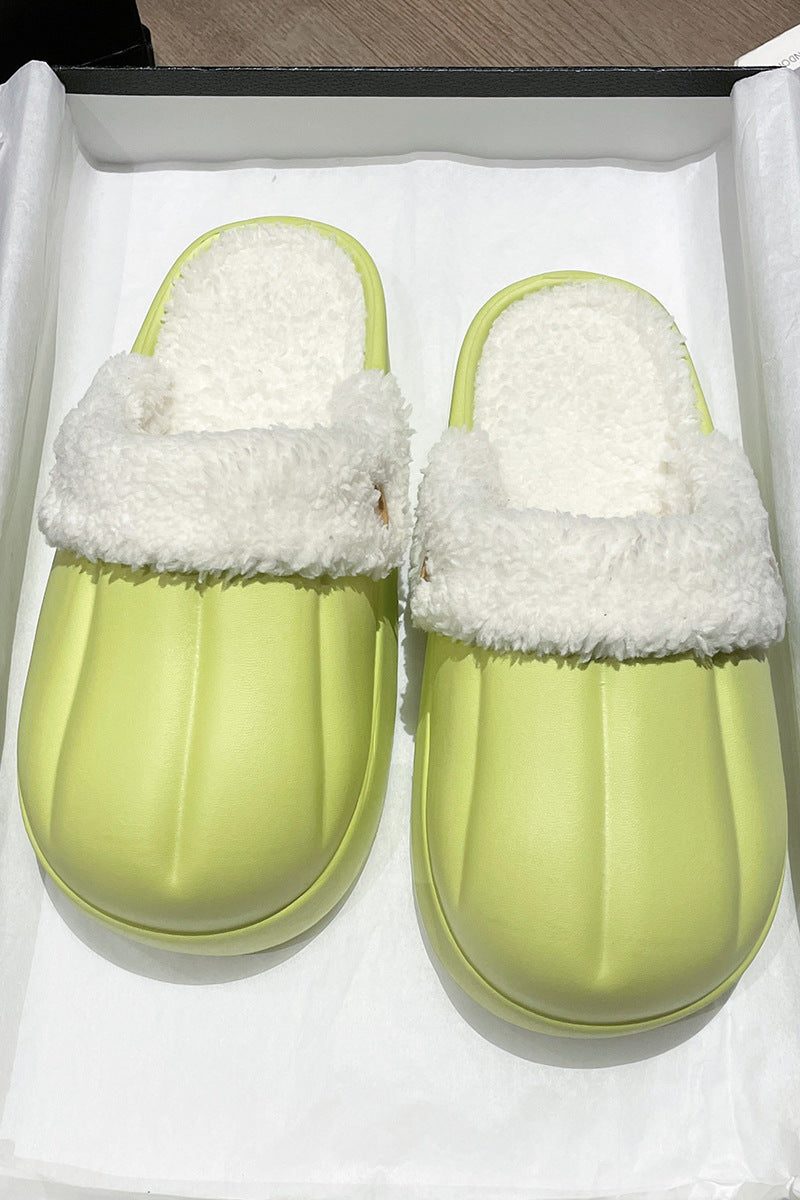 Couple Cotton Slippers Women's Home Waterproof Non-slip