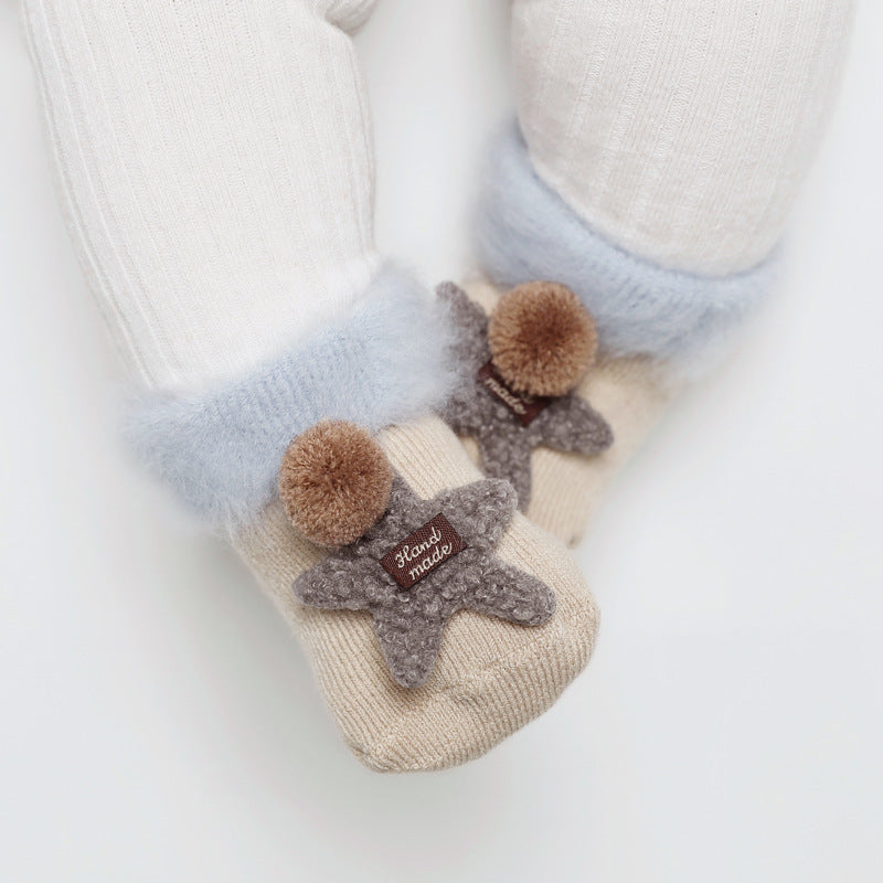 Middle And High Tube Cartoon Children's Terry Socks