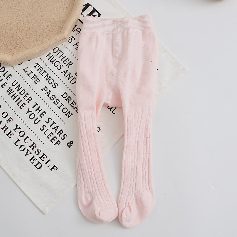 New Twist Children's Pantyhose Comfortable Outing Baby Leggings