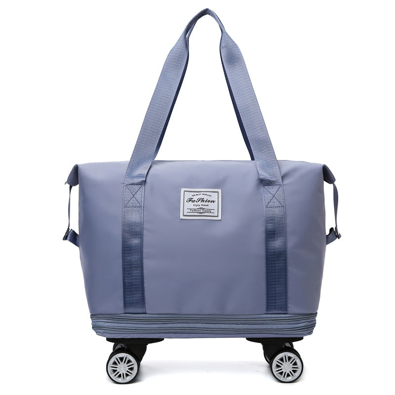 Universal Wheel Expandable Luggage Oversized Capacity Travel Bag