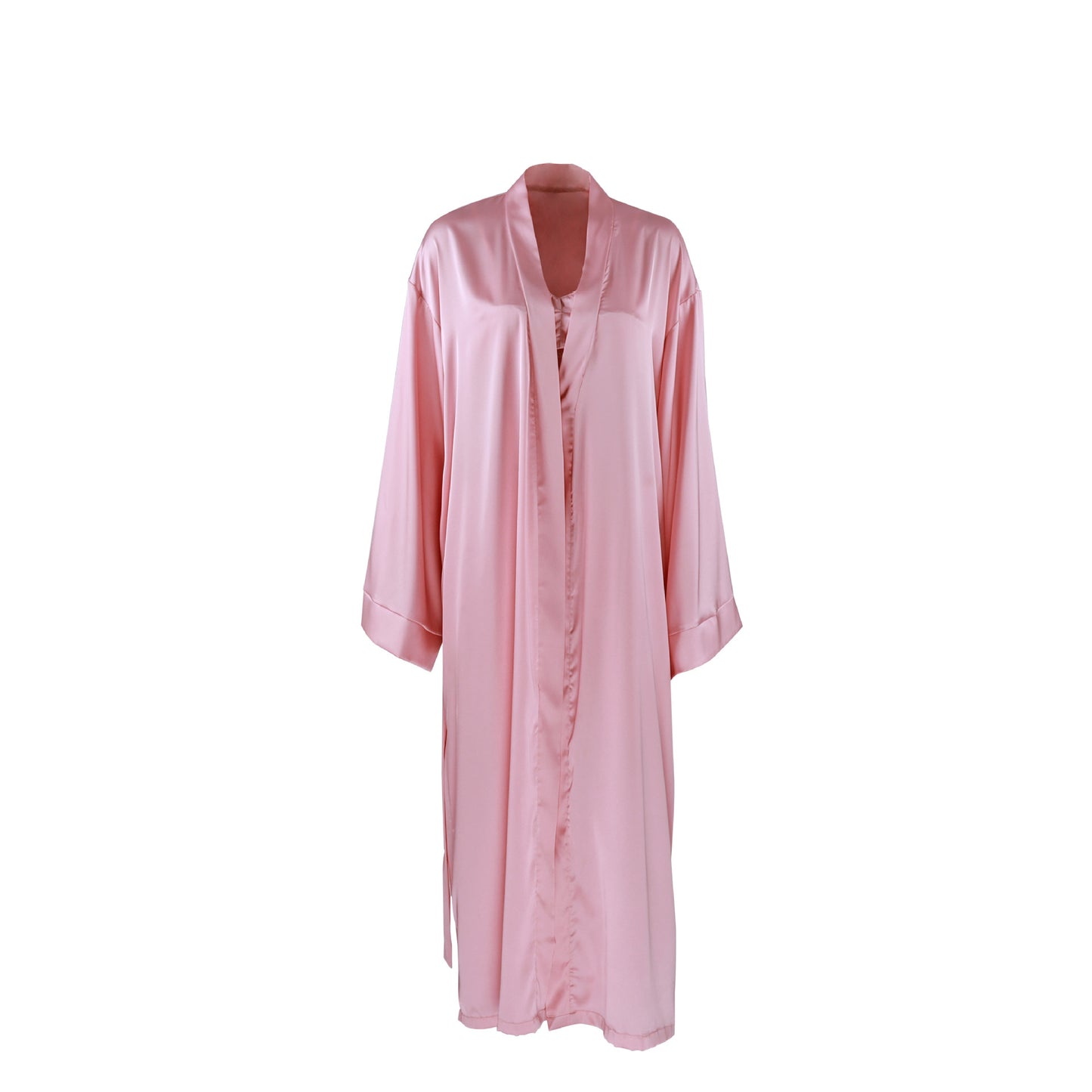 Satin Lace-trimmed Nightgown Vest And Half Skirt Three-piece Set