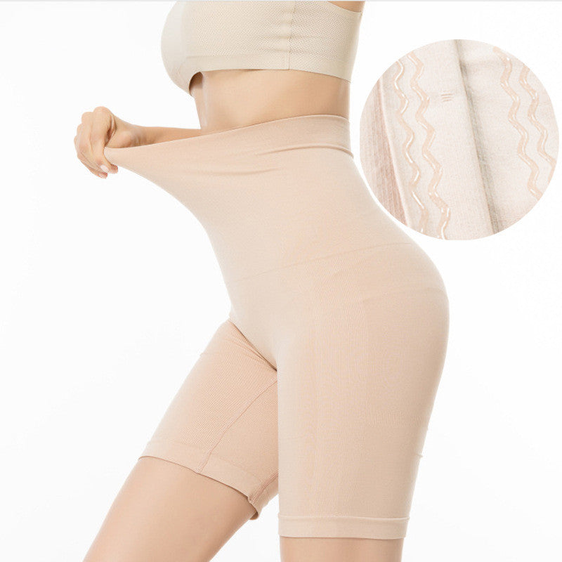 Anti-slip Postpartum High-waisted Boxer Four-corner Belly Pants