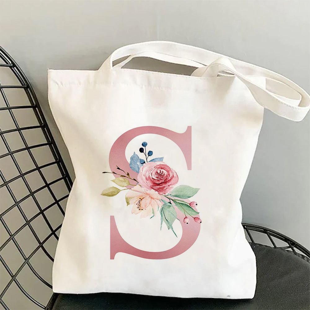 Printed Single Shoulder Folding Shopping Bag