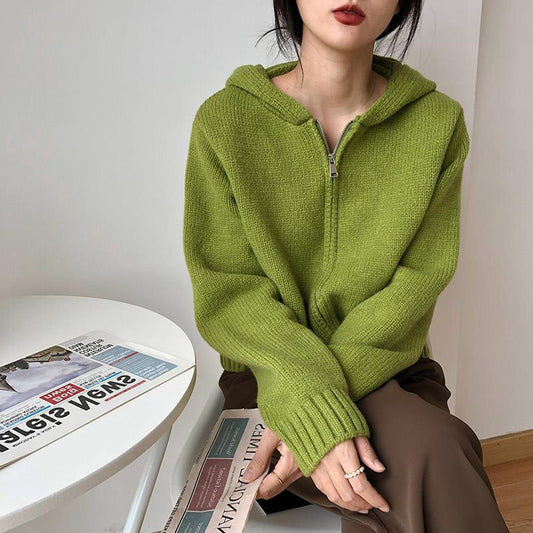 High-grade Korean Sweater For Women Padded Top Outer Wear