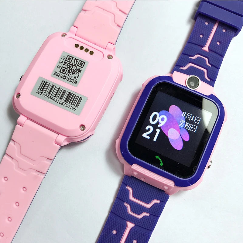 Q12 Kids Smart Watch IP67 Waterproof SOS Camera Phone 2G SIM Card Voice Call LBS Location Child Clock Smartwatches Gift