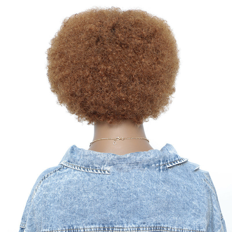 Short Mechanism OT Color Small Volume Gradient Explosion Headgear