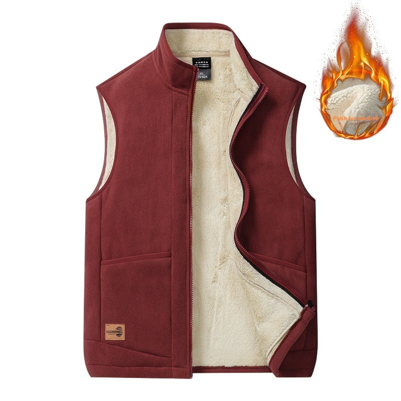 Lambswool Vest Men's Autumn And Winter