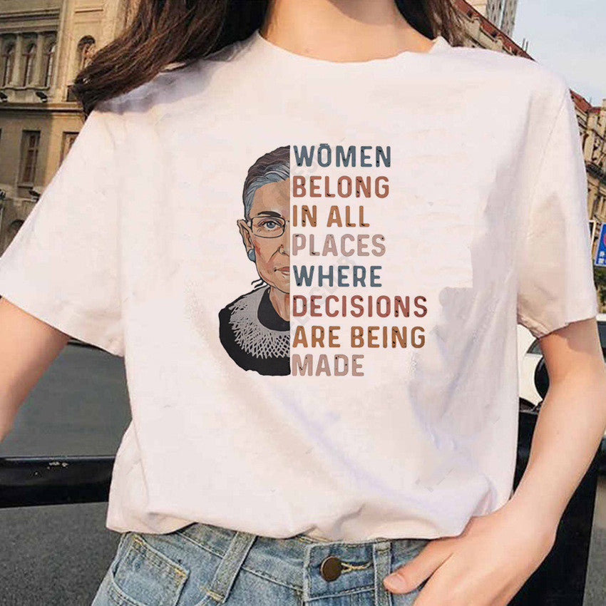 Women's Creative Print Modal Short Sleeve