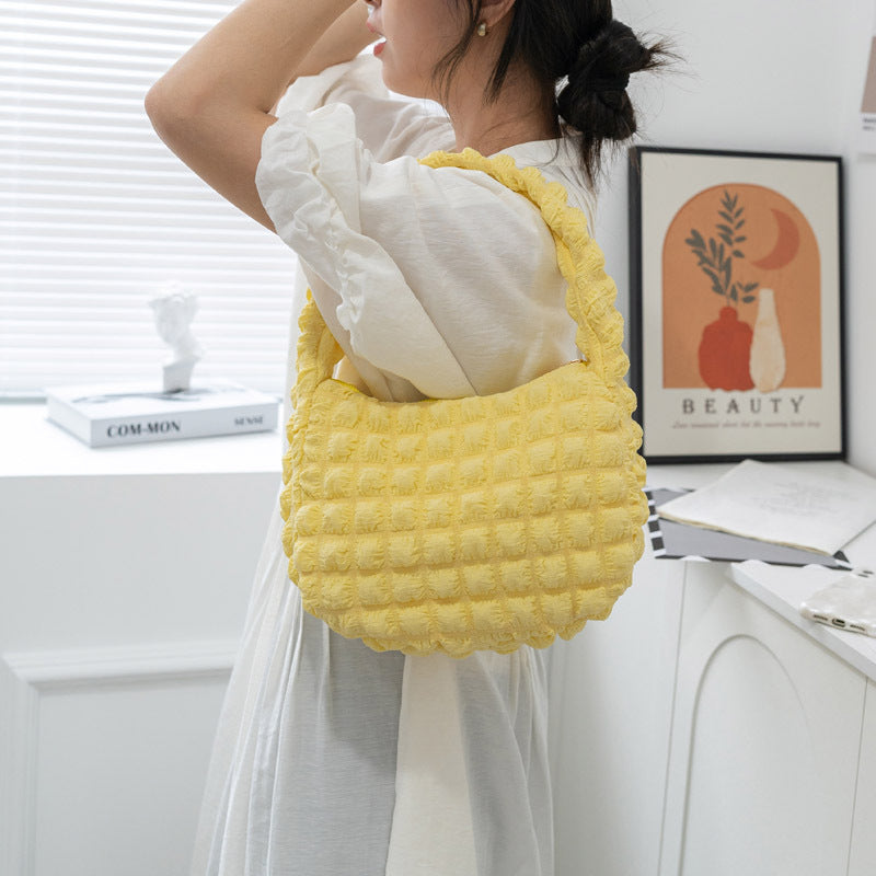 Women's Fashionable Cloud Pleated Shoulder Bag