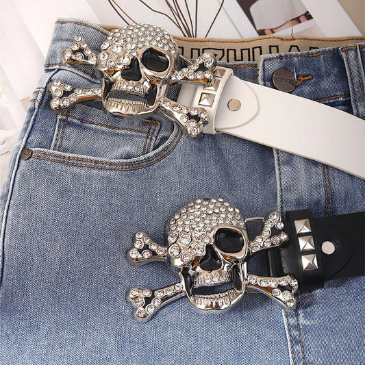 Rivet Belt Porous American Wide Belt