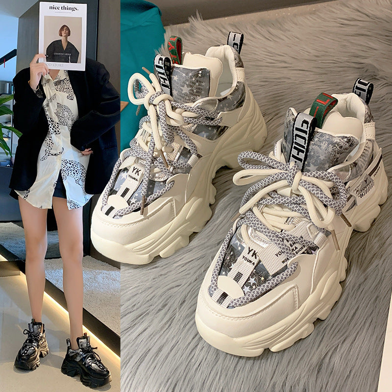 Casual Breathable Platform Student Running Sneakers
