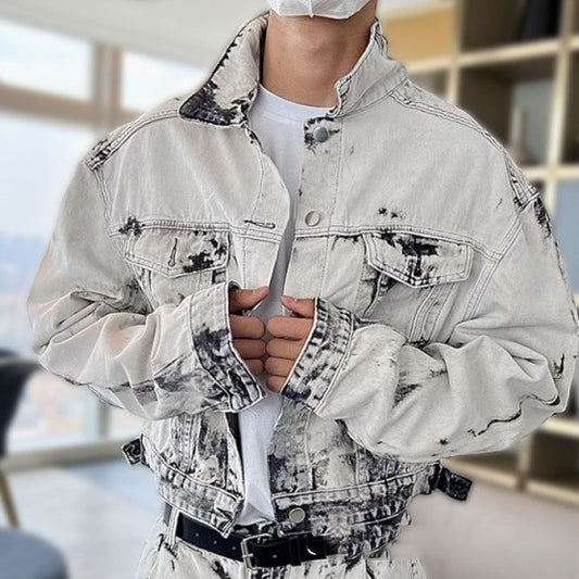 American Retro Tie-dye High Street Leisure Suit