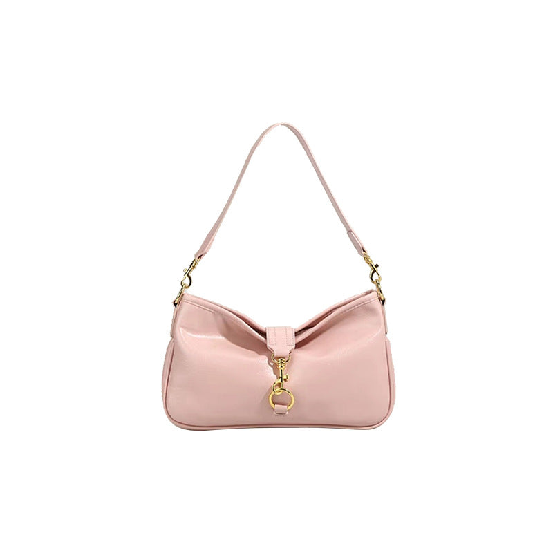 Commuter Underarm Bag All-match Solid Color Crossbody