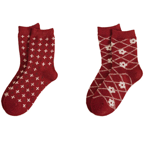 Printing Keep Warm Winter Women Socks