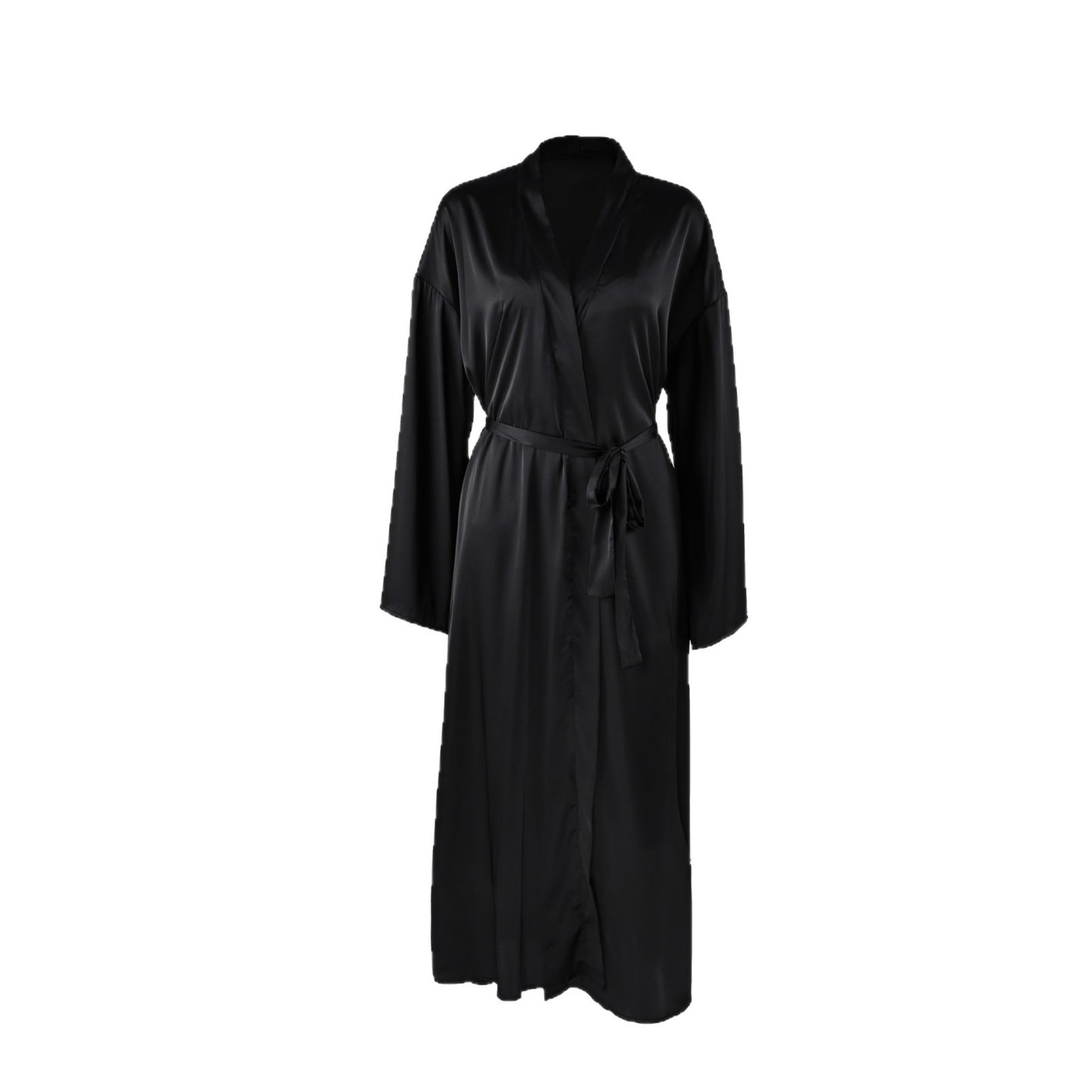 Womens Loose-Fit Two-Piece Set Camisole Nightgown And Robe For Loungewear