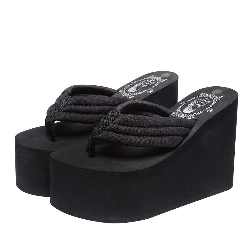 Women's Non-slip Platform Flip Sandals And Slippers