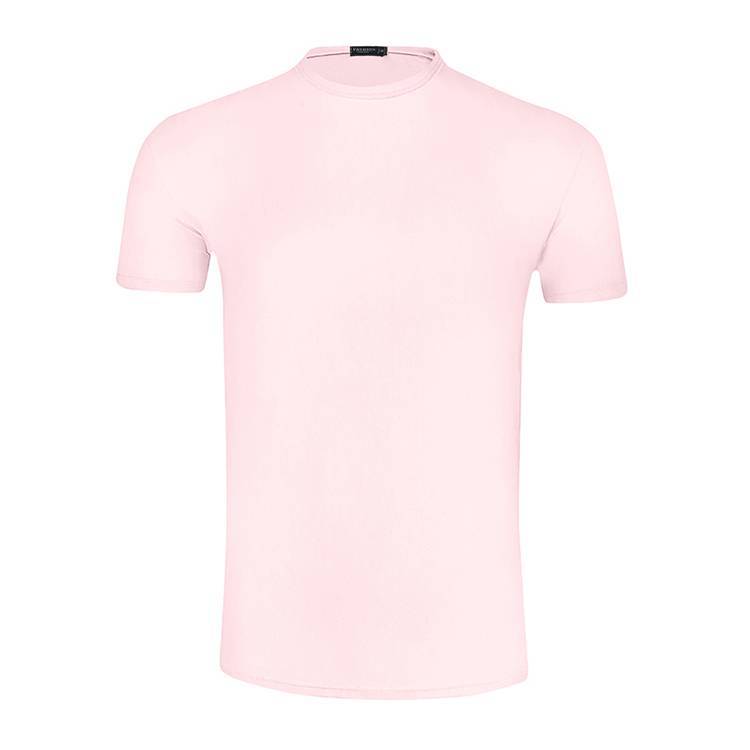 Modal Heat Transfer Hand Painted Crew Neck T-Shirt