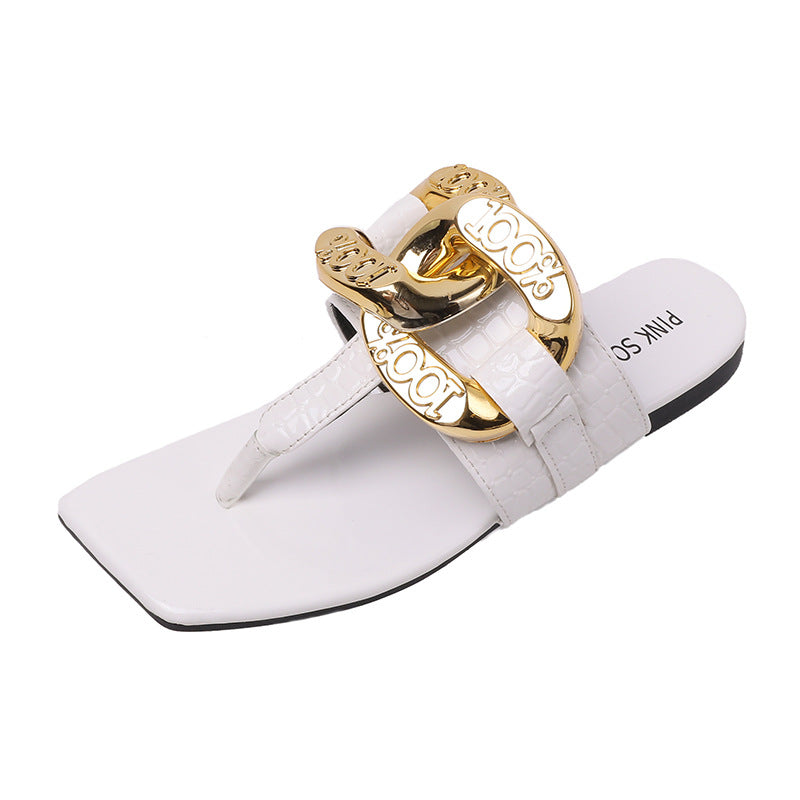 New Large Size Flip-flops Simple Toe