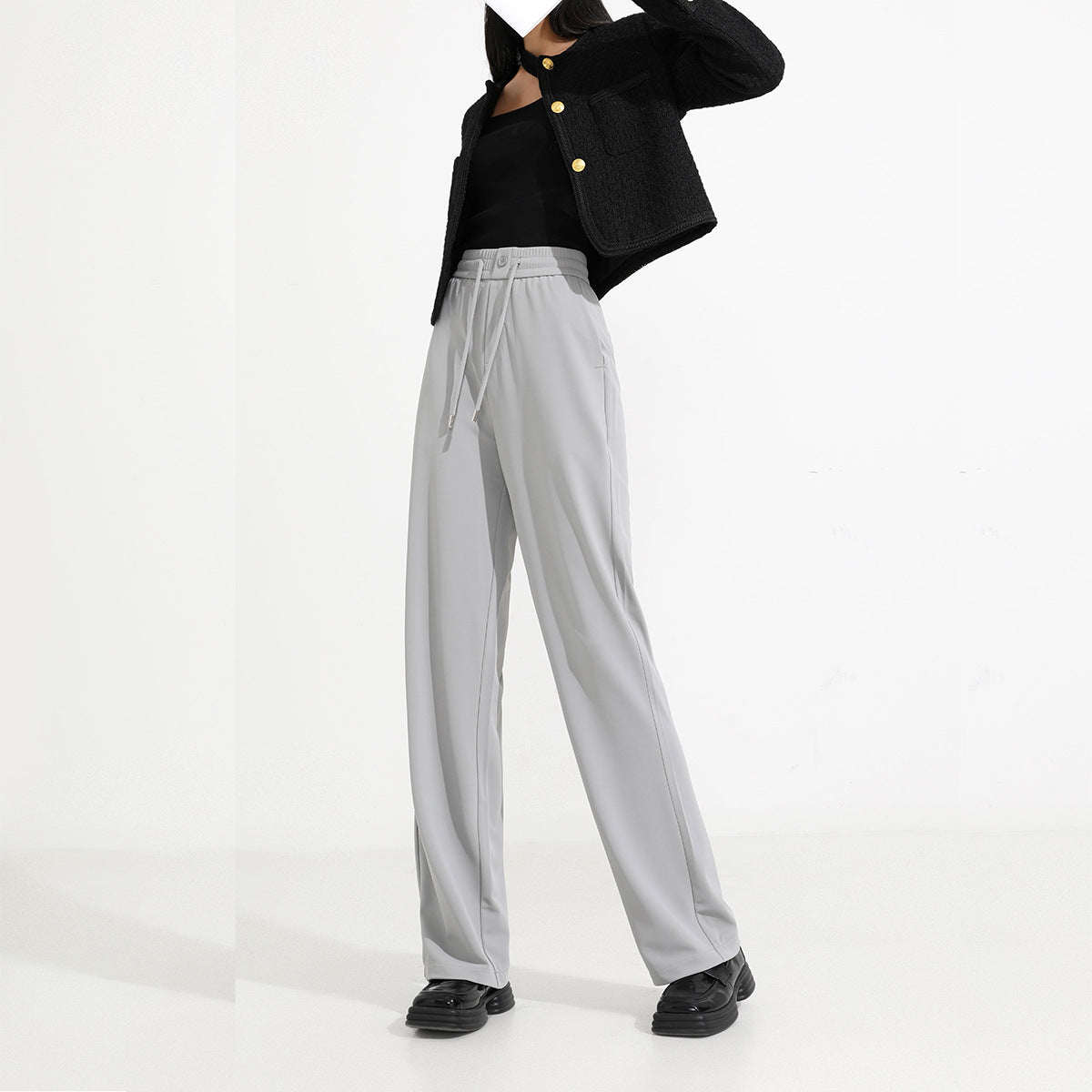 Cold Loose Drooping Straight Casual Wide-leg Pants