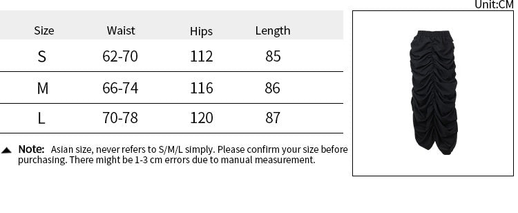 Elegant Slim-fit Pleated Workwear For Skirt Women
