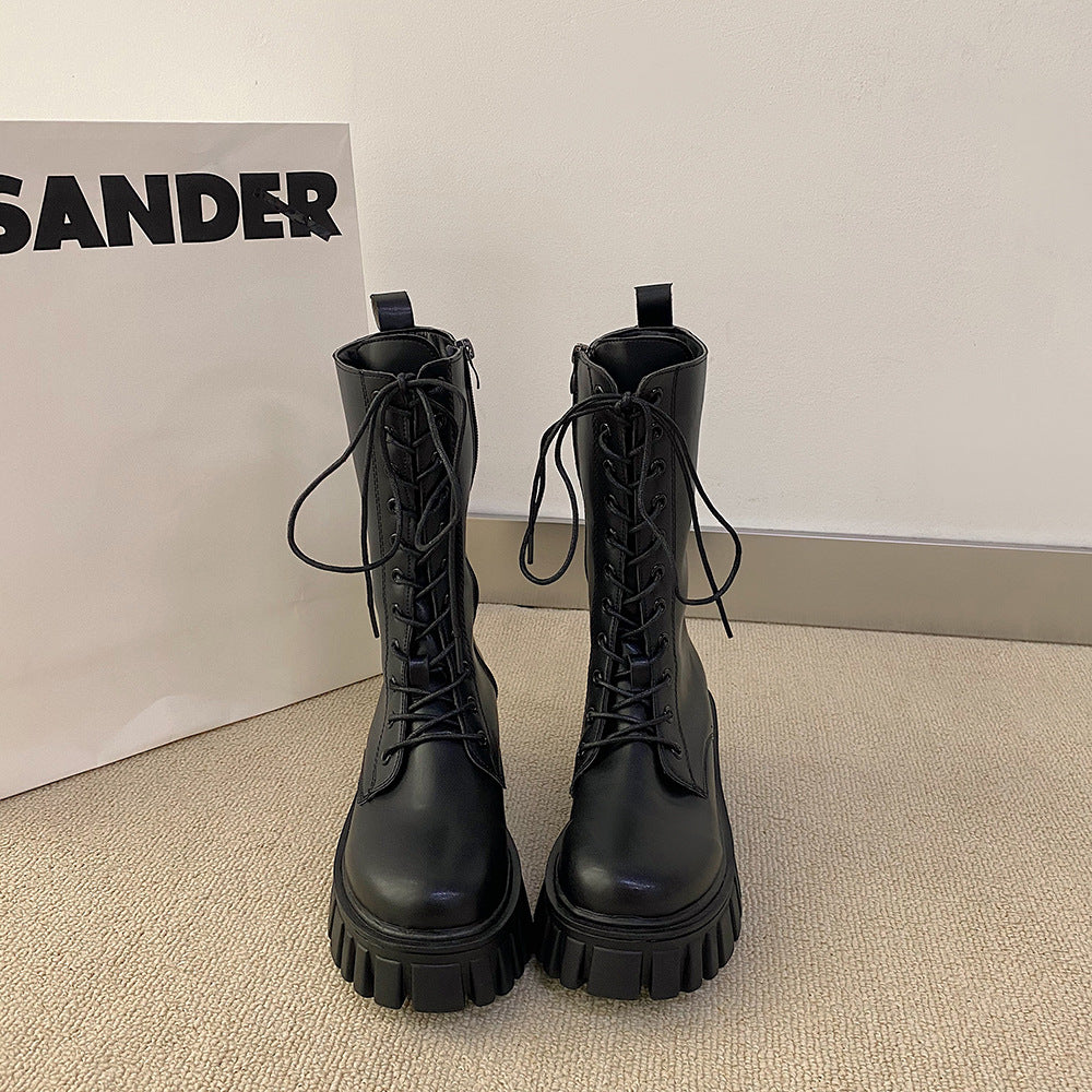 Retro British Style Fashion Niche Design Martin Boots