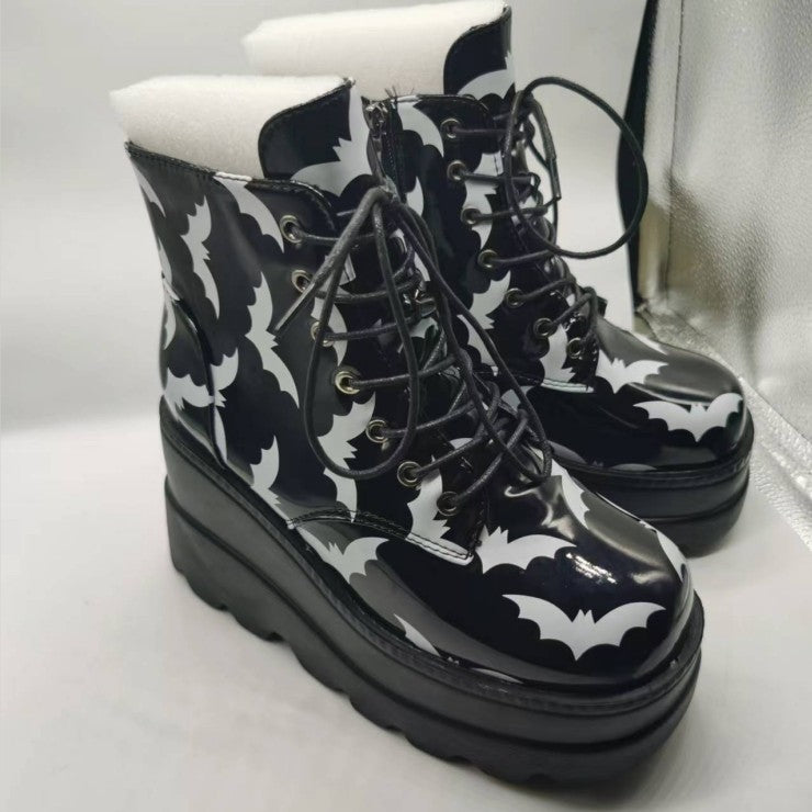 New Belt Buckle Of Muffin Thick Bottom Large Women's Boots