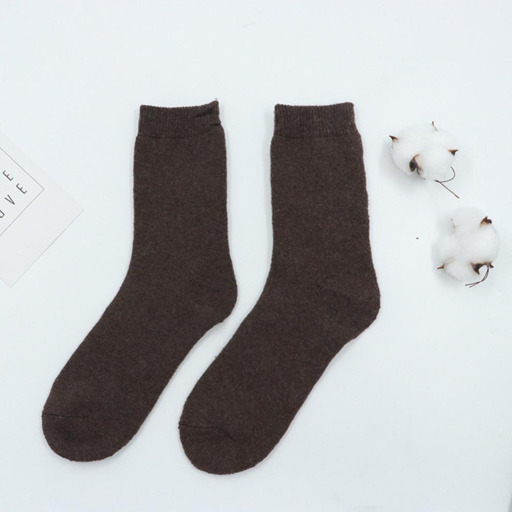 Wool Socks Thickened And Plush Warm Terry Middle Cylinder