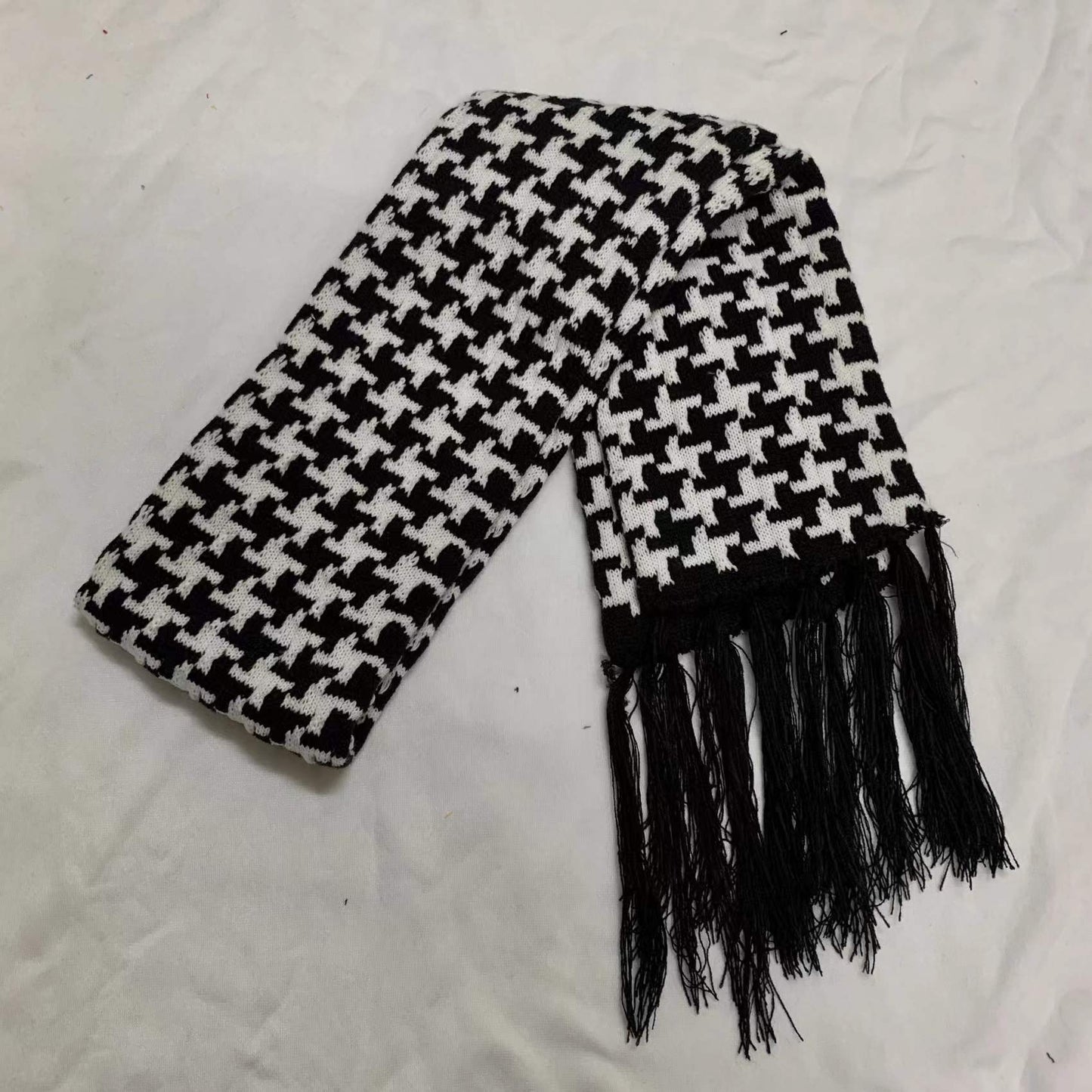 Strikket Jacquard Tyk Varm Afslappet Kædehalsrør