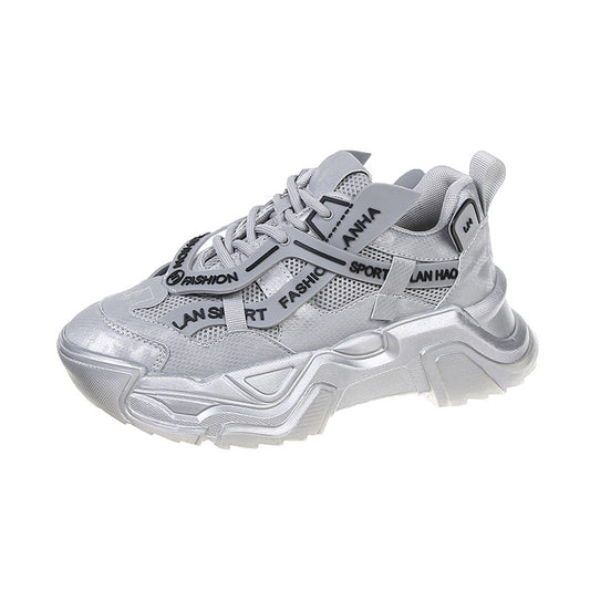 Net Red Women's Shoes Thick-soled Breathable Sneakers