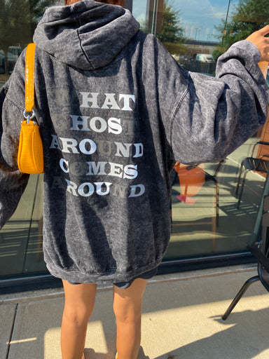 Women's Fashion Casual Letter Print Hoodie Sweater