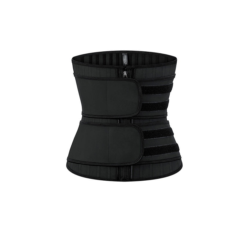 Removable 25 Bone Rubber Belly Band Corset