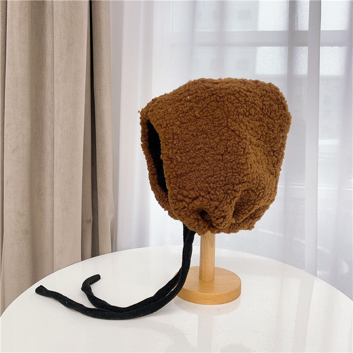 Women's Fashion Temperament Warm Lace Up Windproof Hat