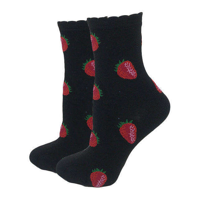 Women's Casual Fashion Simple Jacquard Socks