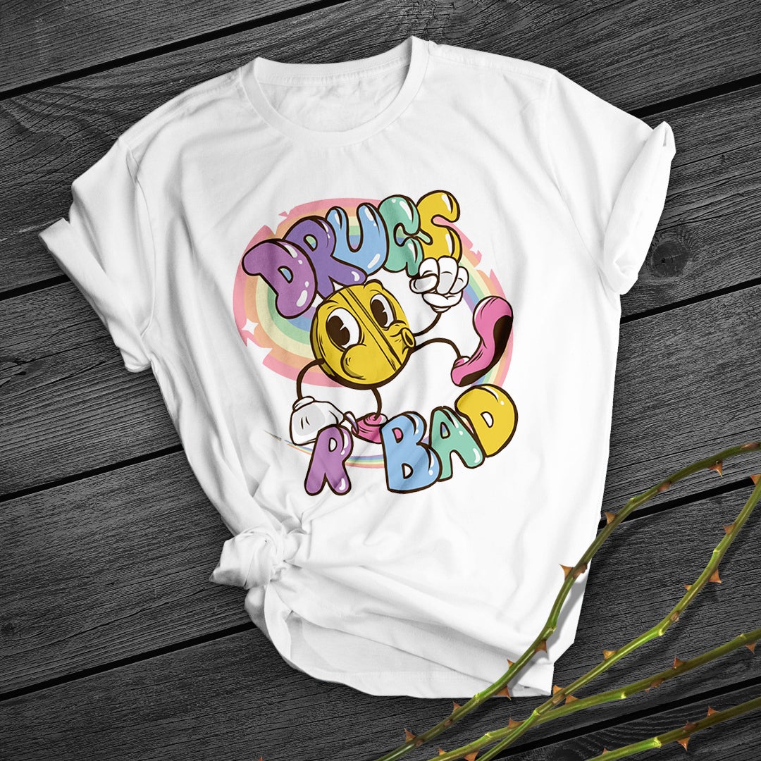 Simple And Creative Printing Short Sleeve