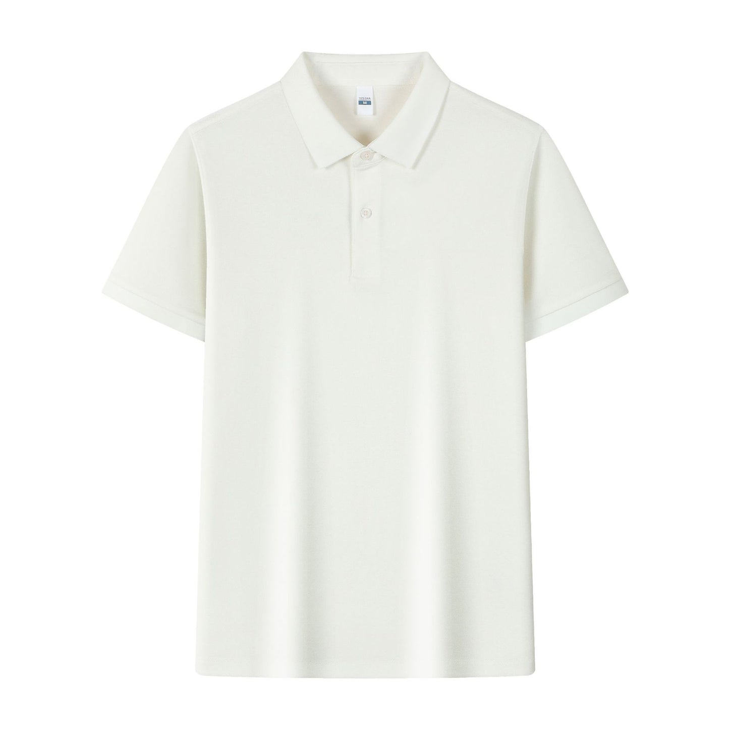 Silk Polo Shirt Work Clothes Lapel