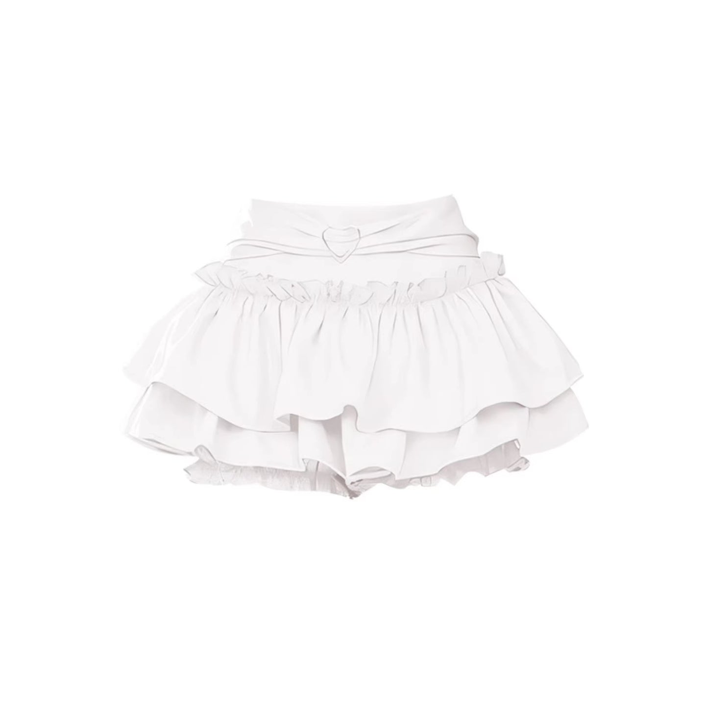 Ballet-style White Tutu Skirt For Women