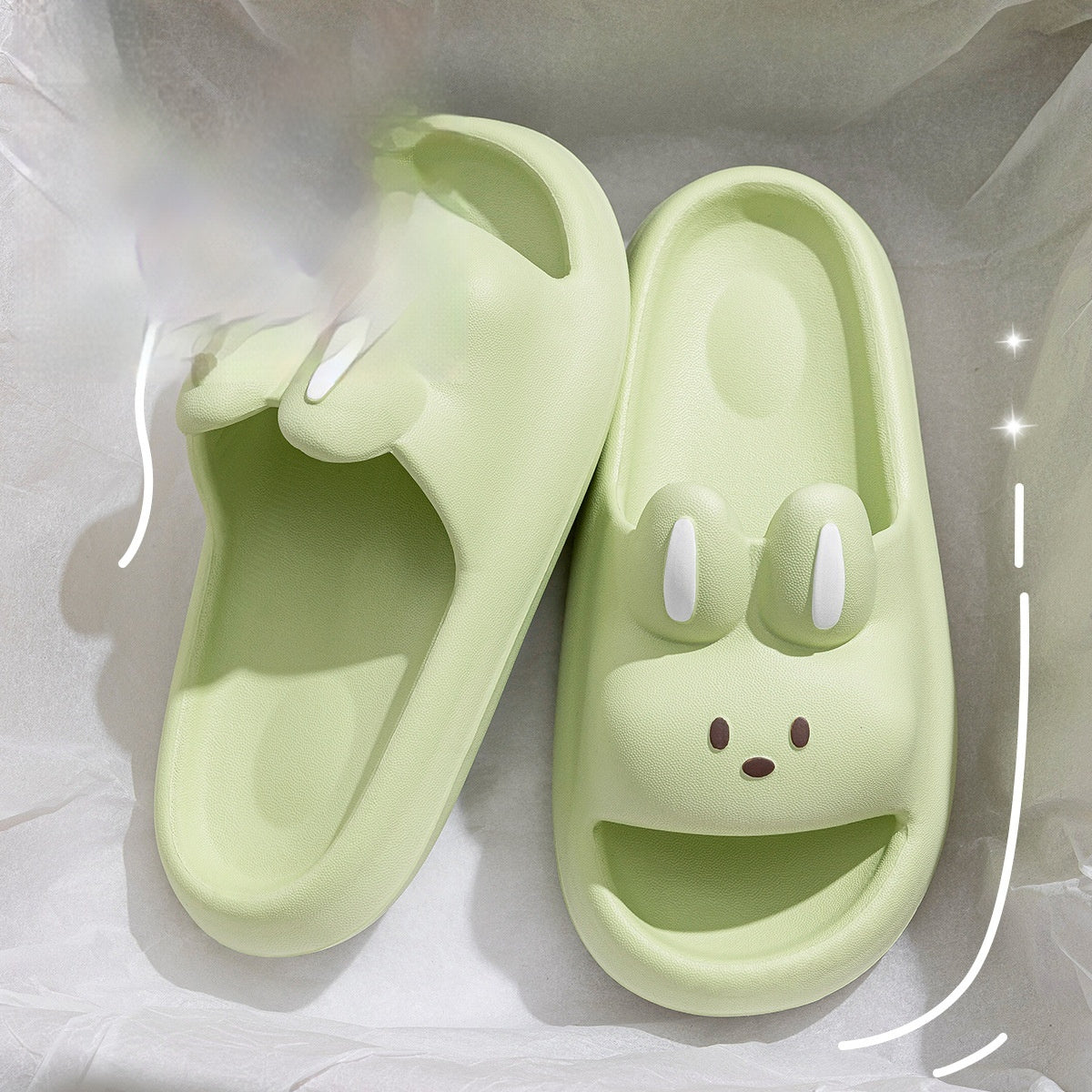 Non Slip Indoor Slippers For The Bathroom And Homesoft Cushioned Step On Stuff Feelfor Women