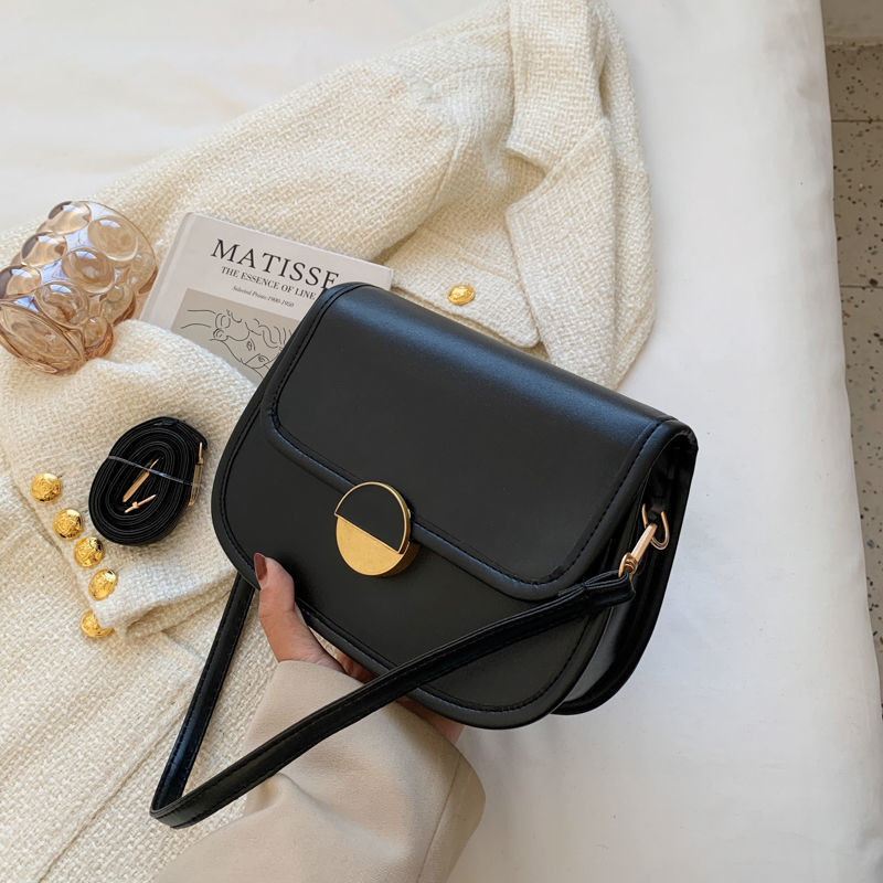 Trendy And Fashionable Shoulder Bag Color Contrast Simple Cross Body