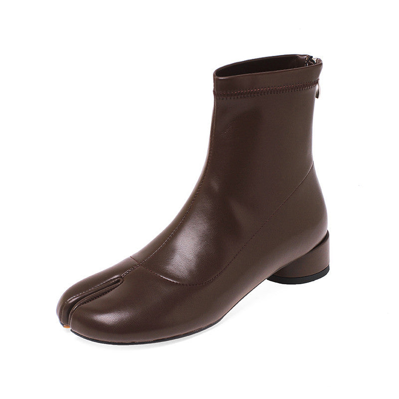 Split Toe Trotter Elastic Bootie