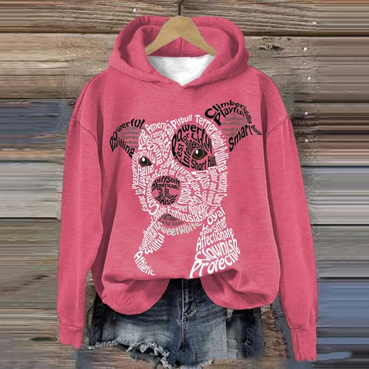 Womens Stylish Casual Crew-neck Hoodie