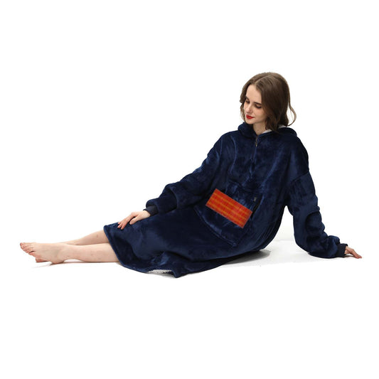 Thickened Plus Size USB Electric Heating Lazy Sweater