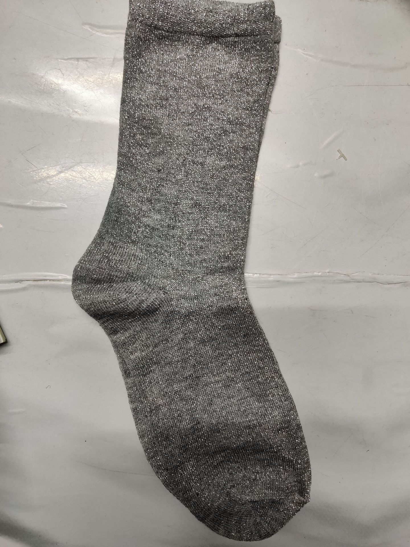 Women's Solid Color Thin Breathable Japanese Lurex Socks