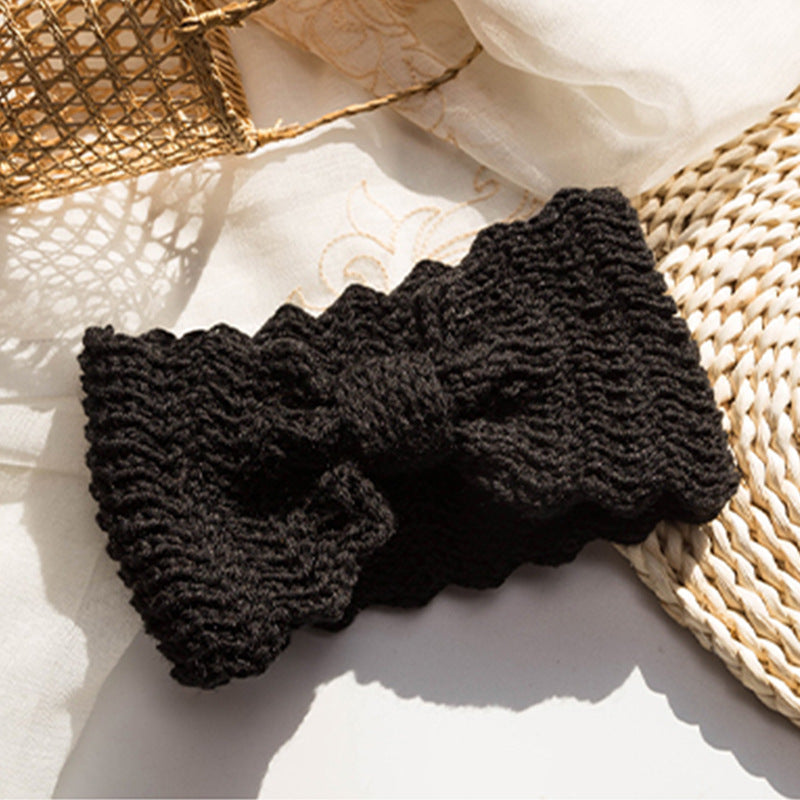 Outgoing Wool Hairband Retro Wide Brim