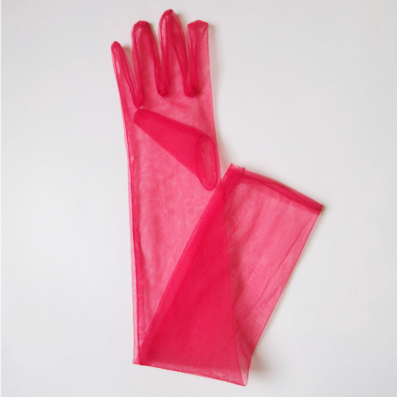 Tulle Plain Bridal Wedding Dress Gloves