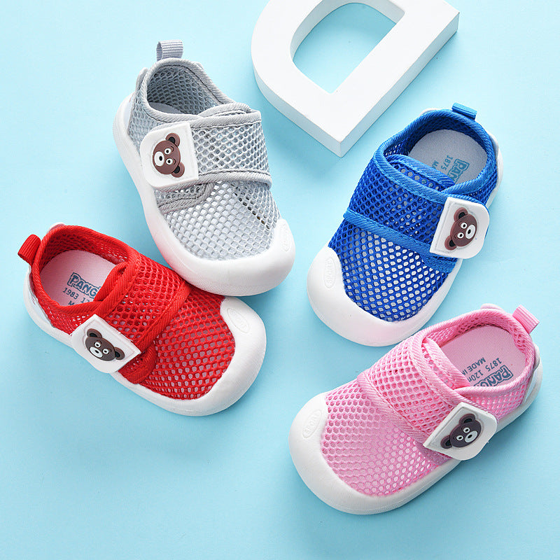 Summer Toddler Baby Non-slip Soft Bottom Infant Mesh Surface Shoes