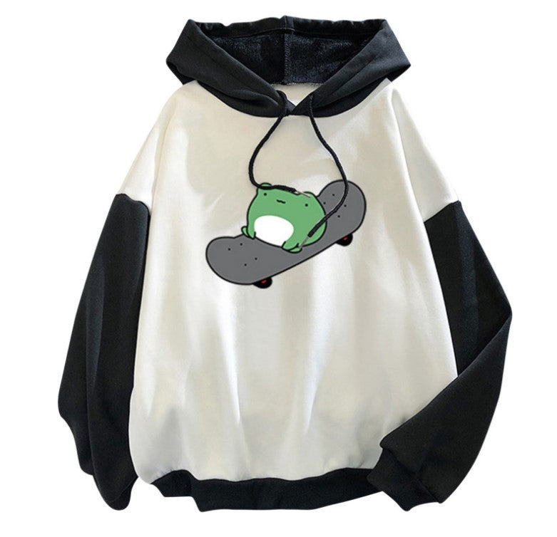 Fleece Shirt Hooded Sweater Fleece-lined Thickened S-3xl In Stock