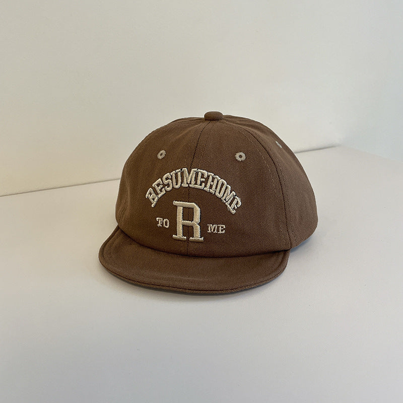 New Ins Soft Brim Letter Embroidered Sunshade Baseball Cap