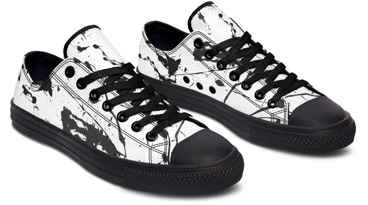 Fashion Print Couple Low-Top Canvas Shoes