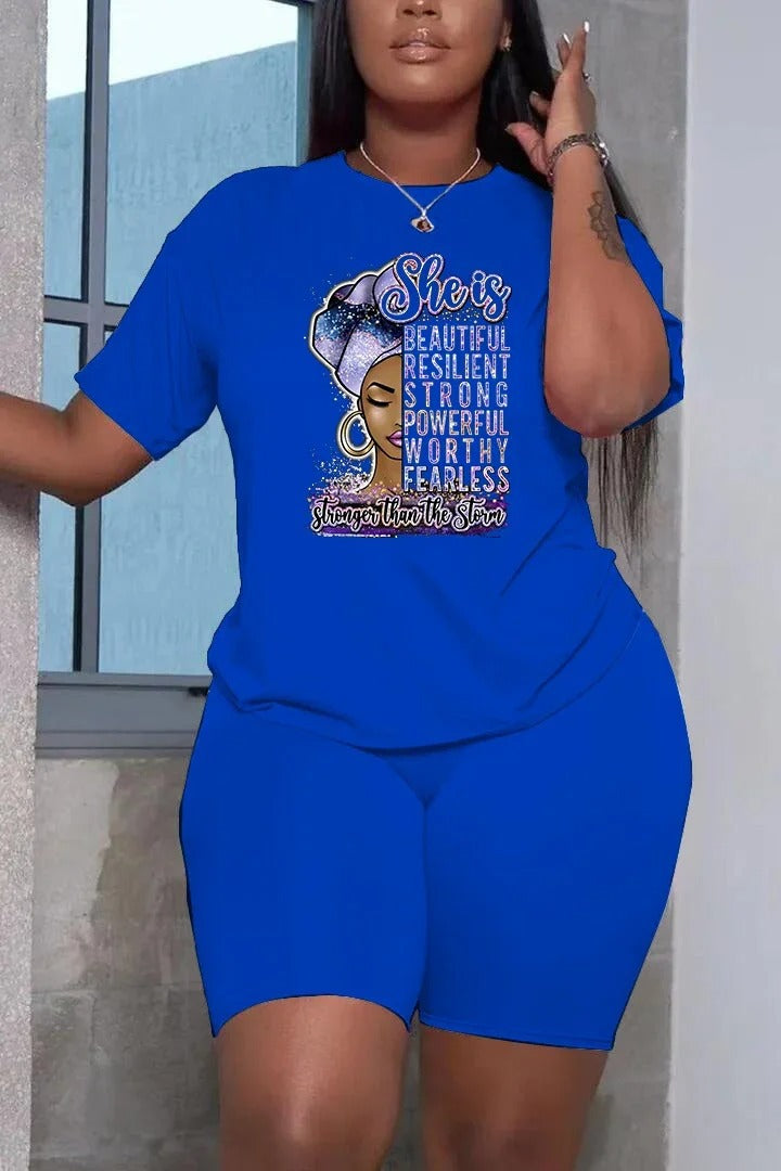 Summer New Short-Sleeve Shorts Set
