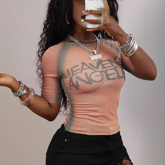 Summer New Women's Sexy Printed Top